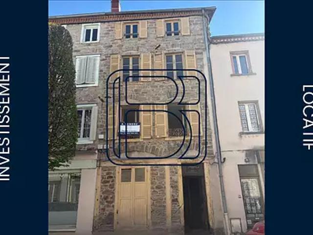 Ambert 63600 Achat / Vente maison 3 pièces t3 terrasse parking