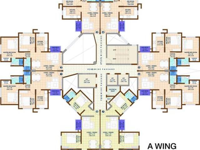 Ambivli 3 BHK Apartment For Sale Thane