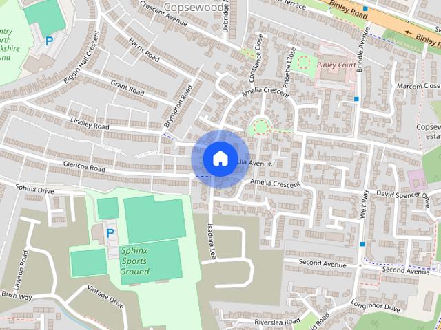 Amelia Crescent, Copeswood, Coventry, CV3