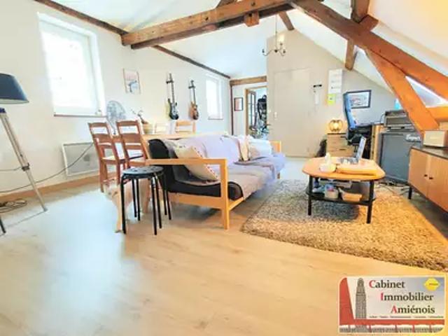 Amiens 80000 Achat / Vente appartement 2 pièces t2 au dernier étage