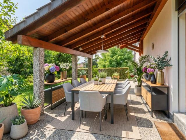AMPIA CASA GEMELLA DI 7 LOCALI CON GIARDINO A LIGORNETTO