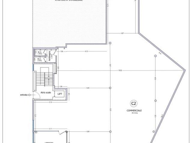 AMPIO STABILE COMMERCIALE DI 400 MQ IN ZONA STADIO A LUGANO