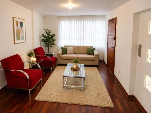 Amplio Departamento en 1er Piso | 117 m² | 3 Dorm | Santa Raquel | Cochera