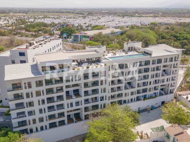 Departamento en renta sin muebles en Vitania, Nuevo Vallarta, Nayarit | 2 recámaras + flex | Roof Garden con alberca infinity | Seguridad 24/7