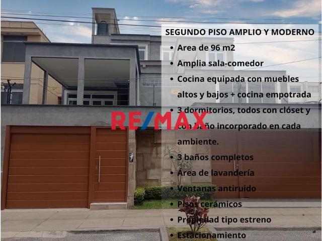 Amplia Vivienda En El 2Do Piso En San Borja