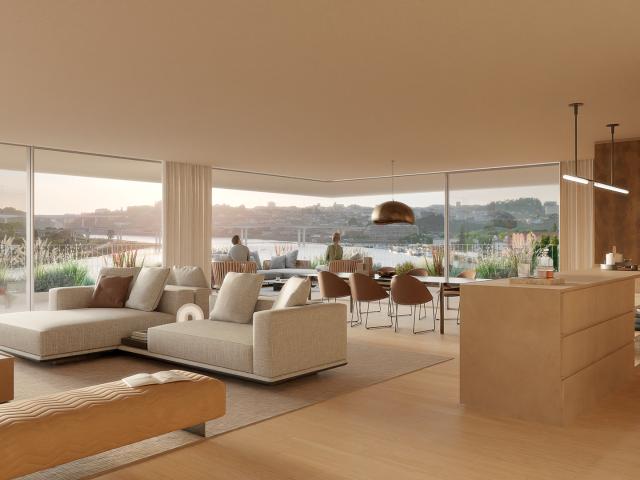 Amplo T4 com Piscina Privada e Vistas Panorâmicas para o Douro no Porto