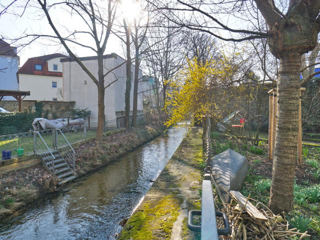 An der Prießnitz: DG Maisonette mit Blick