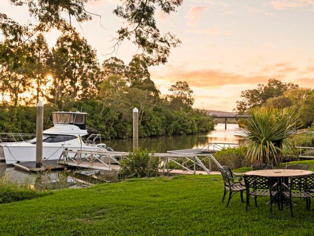 An Exceptional Riverfront Sanctuary of Prestige, Privacy and Deep Water Luxury