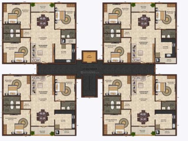 Anna Nagar 3 BHK Apartment For Sale Chennai