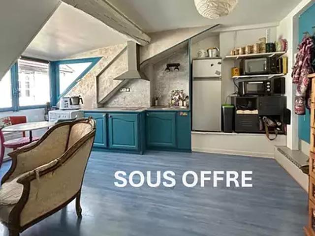 Annecy 74000 Achat / Vente appartement 2 pièces t2 au dernier étage