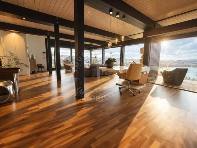 Annecy, superbe villa contemporaine dominant le lac d'Annecy Terrain détachable