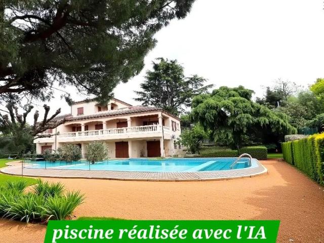 Anneyron, villa de caractère avec vue dégagée, prestations e. 200m² Anneyron