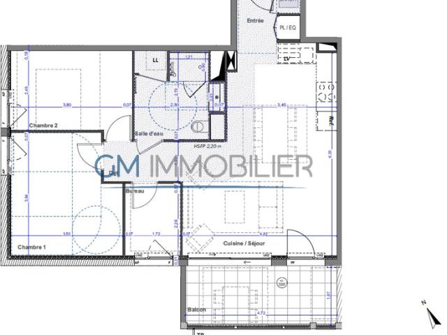 Annonce Appartement T4 86m2 à Saint Martin de Seignanx