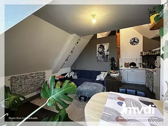 Ancenis Saint Géréon 44150 Location appartement 2 pièces t2 au dernier étage