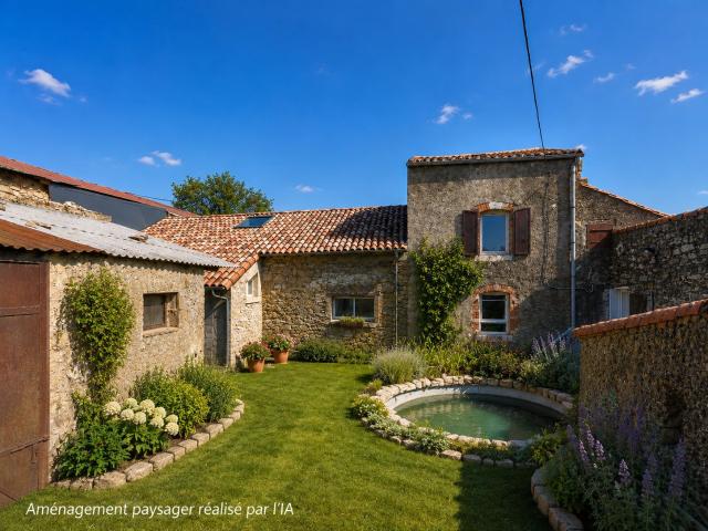 Ancien corps de ferme rénové avec 6 chambres et dépendances 213m² Sainte Eulalie de Cernon