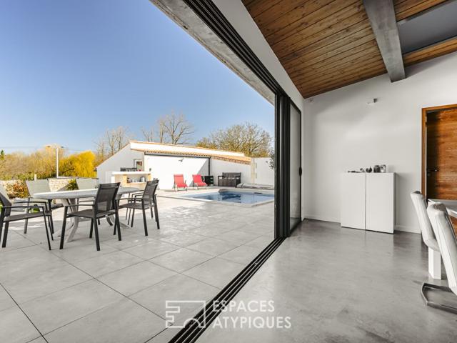 Ancien chai rénové esprit loft 147m² Andilly