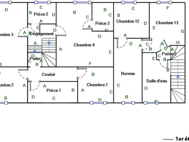 Ancien hôtel sur 320m2 environ Ideal investisseur Le Grand Pressigny