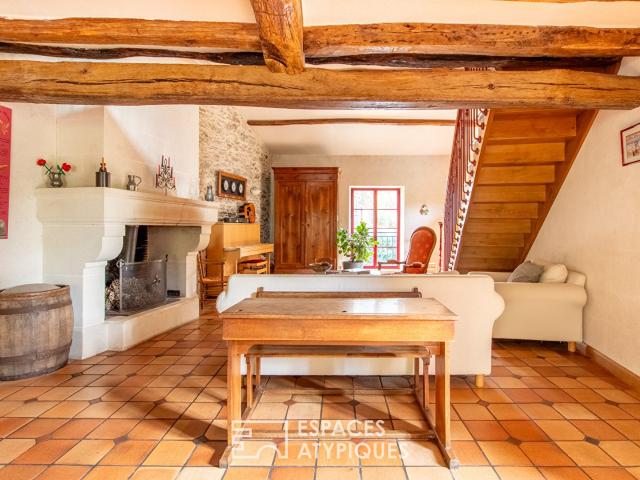 Ancien moulin rénové au bord de l'Evre 204m² Beaupréau en Mauges