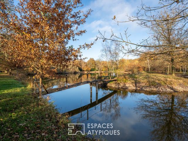 Ancienne commanderie du XVème siècle et son parc avec étang 197m² Romorantin Lanthenay