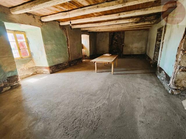 Ancienne ferme cévenole à rénover avec dépendances et terrain