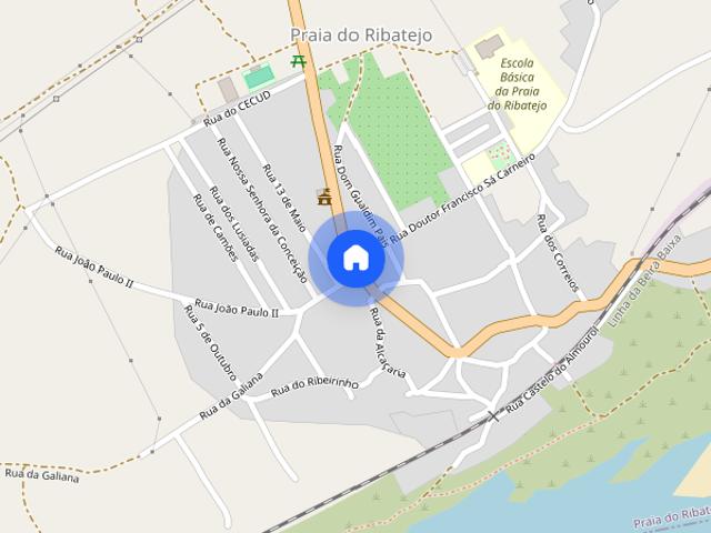 Andar de Moradia T2 para alugar em Vila Nova da Barquinha