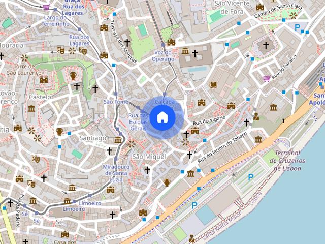 Andar em Alfama completamente equipado