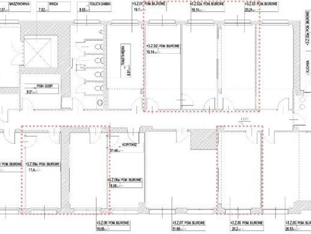 Aneks biurowy 280 m², klimatyzacja, serwerownia, Katowice