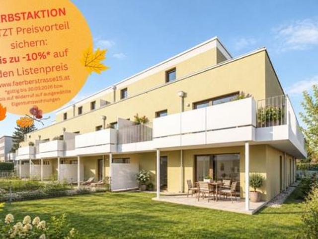 Anfragen, Besichtigen und Einziehen im Faerber² BEZUGSFERTIGE EIGENTUMSWOHNUNGEN PROVISIONSFREI