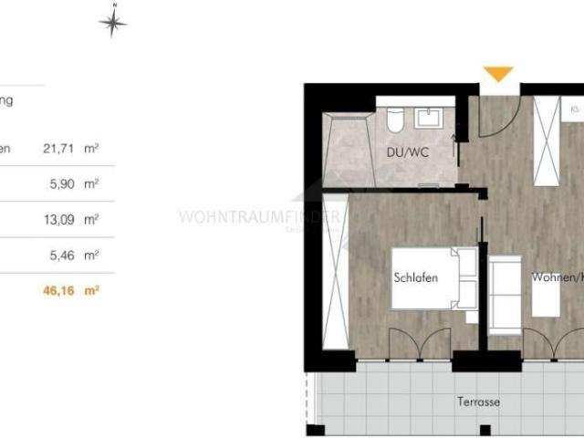 ! Angebot ! Exklusives Wohnen in Toplage 2 Zimmer mit Stellplatz, EBK & Südbalkon am Kulturpalast