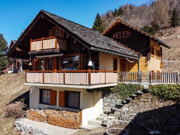 Mission, Anniviers, Siders, Wallis - Panoramablick