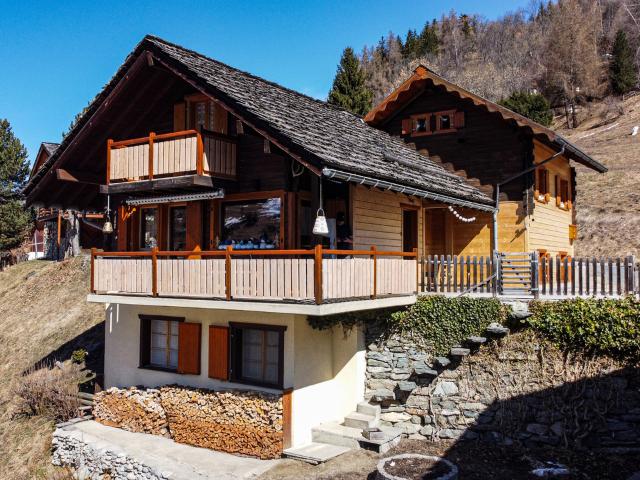 Angenehmes Chalet auf drei Ebenen mit Panoramablick