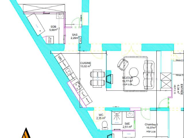 ANGERS GARE / LAFAYETTE Appartement T3 rénové avec jardin