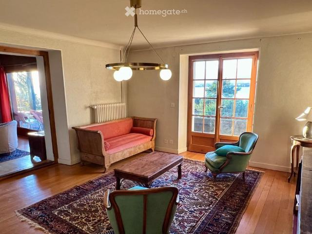 Anières GE duplex meublé 150 m2 terrasse vue panoramique lac