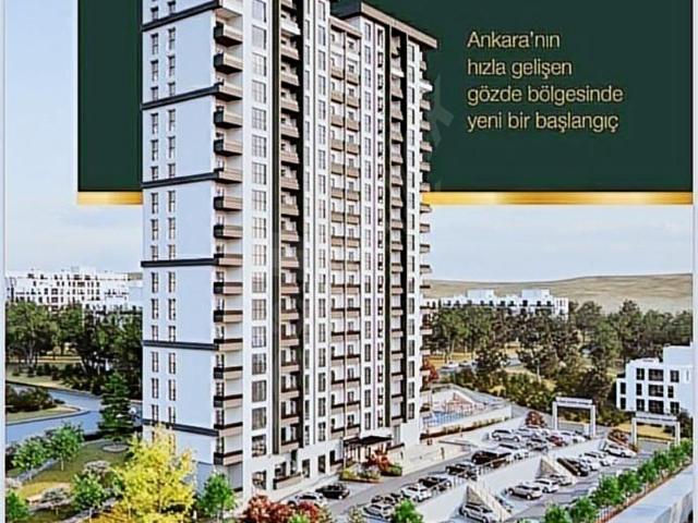 ANKARANIN HIZLA GELISEN BOLGESINDE YAPRACIKTA SATILIK 2+1 DAIRE