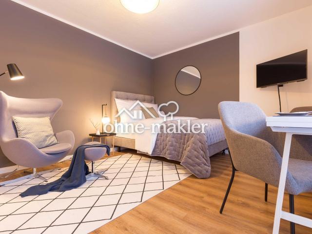 Ankommen statt Möbel schleppen: Voll möbliertes 1 Zimmer Apartment in Münster