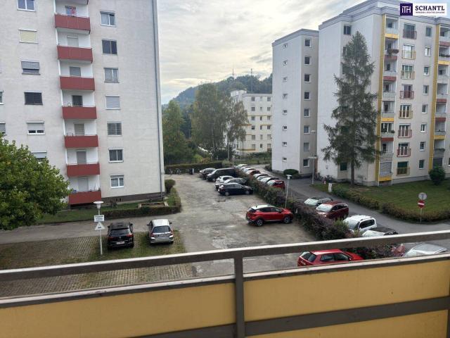 ANLAGEN IN ANDRITZ! TOLLE UND HELLE DREIZIMMERWOHNUNG mit BALKON +ABSOLUTE RUHELAGE+PARKPLATZ