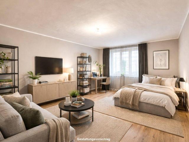 Anleger AUFGEPASST Top Erdgeschoß 1 Zimmer Wohnung mit Einbauküche, U Bahn Nähe