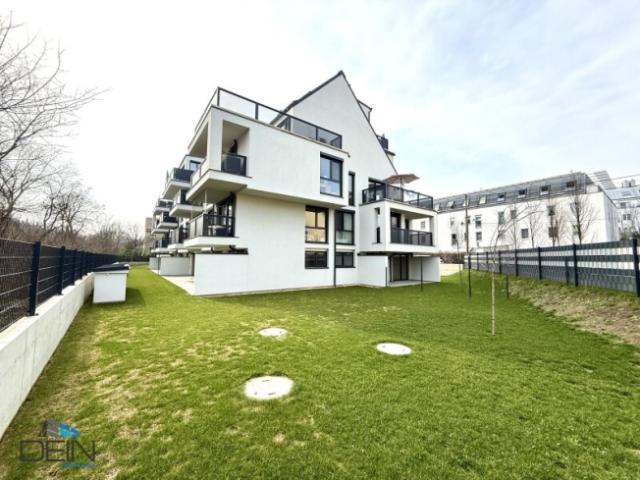 ANLEGER/EIGENNUTZER! 3 ZIMMER NEUBAUWOHNUNG MIT RIESIGEM GARTEN IN RUHIGER LAGE NÄHE MARCHFELDKANAL!