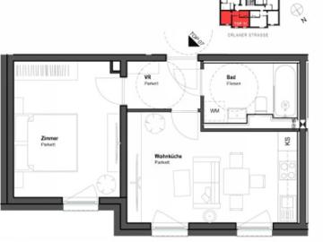 Anlegerpreis | 2 zimmerwohnung | neubauhit | exklusive ausstattung | niedrigenergiehaus