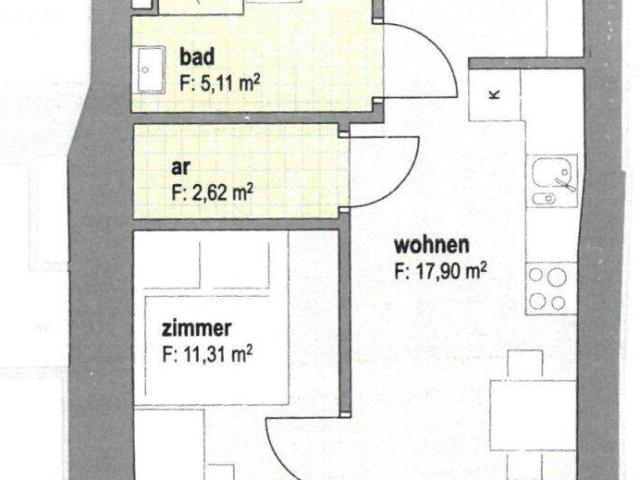 Anlegerwohnung Top E05, 2 Zimmer, dzt. vermietet, Innsbruckerstraße 15, 6130 Schwaz