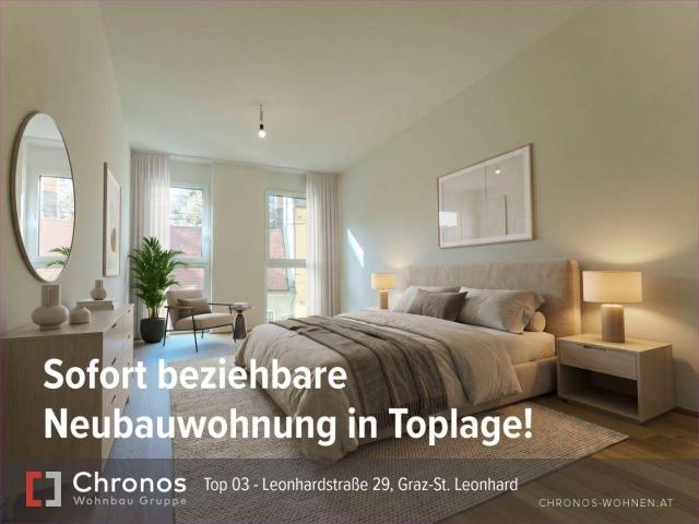 Anlegerwohnung im Univiertel! St.Leonhard! Große 2 Zimmerwohnung mit Innenhofbalkon!