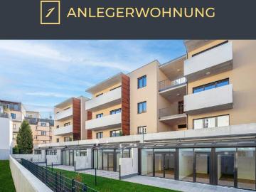 Anlegerwohnung: Krems, Altstadt, Neubau: 3 Zimmer, 72 m² Wfl Terrasse, Grünfläche
