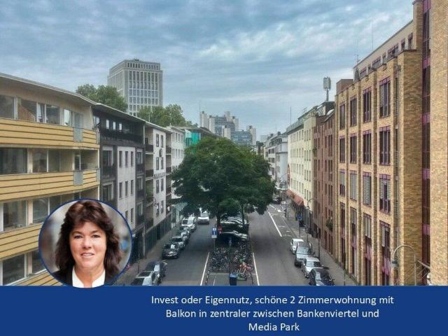 Ansprechende gepflegte 2 Zimmerwohnung in Altstadt Nord Lage Nähe Mediapark mit Balkon und Aufzug