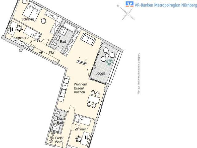 Ansprechende Wohnanlage im Nürnberg Nord: 60 stilvolle Neubau ETW und 10 Büroeinheiten in Stadtlage!