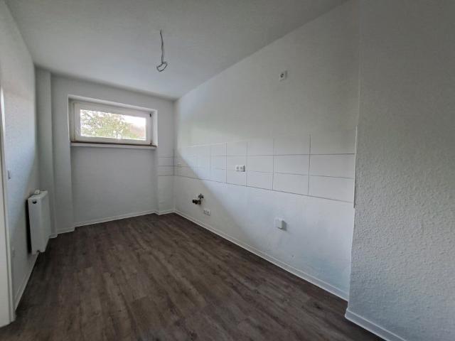 Ansprechende und renovierte1 Raum Wohnung in grüner Umgebung sucht neuen Mieter.