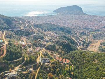 ANTALYA ALANYA BEKTAŞ MUHTEŞEM KALE VE DENİZ MANZARALI