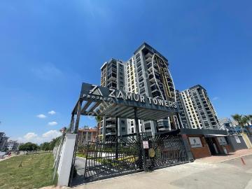 Antalya Kepez Zamur Towers'da 1+1 Ara Kat Havuzlu Kiralık Daire