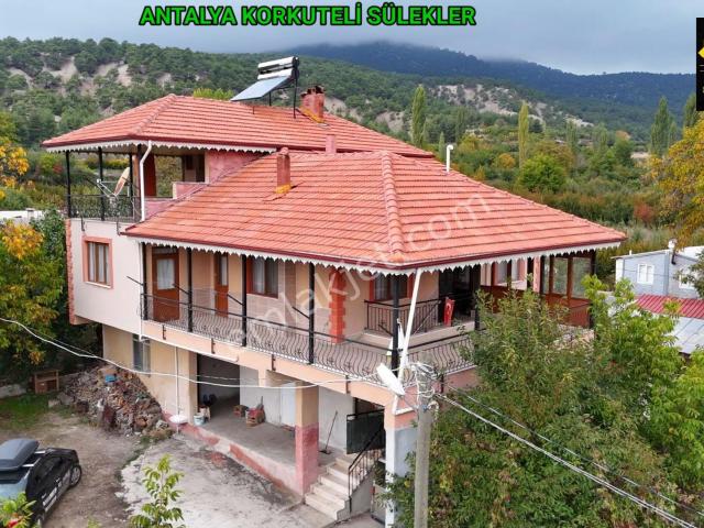 Antalya Korkuteli Sülekler De Satılık Müstakil Ev Ev 2 Katlı 250m2. 5+1 Arazi 820m2