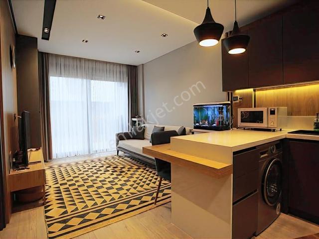 Antalya Lara Güzeloba Da 1+1 Satılık Lüks Eşyalı Daire
