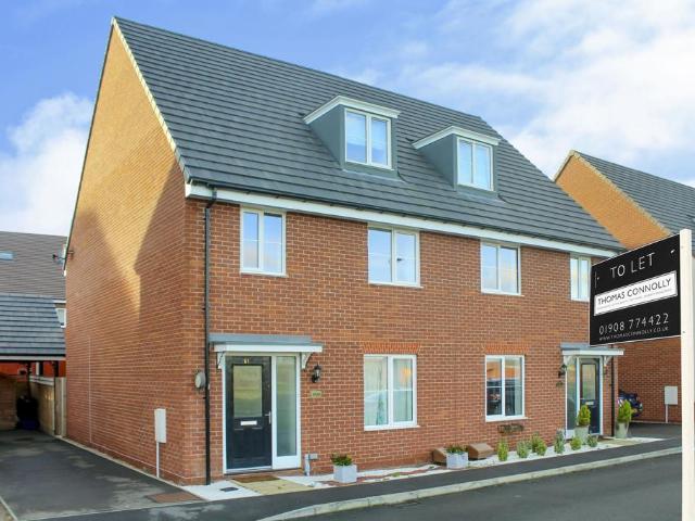 Antigua Way, Newton Leys 4 bed semi detached house to rent £1,875 pcm £433 pw